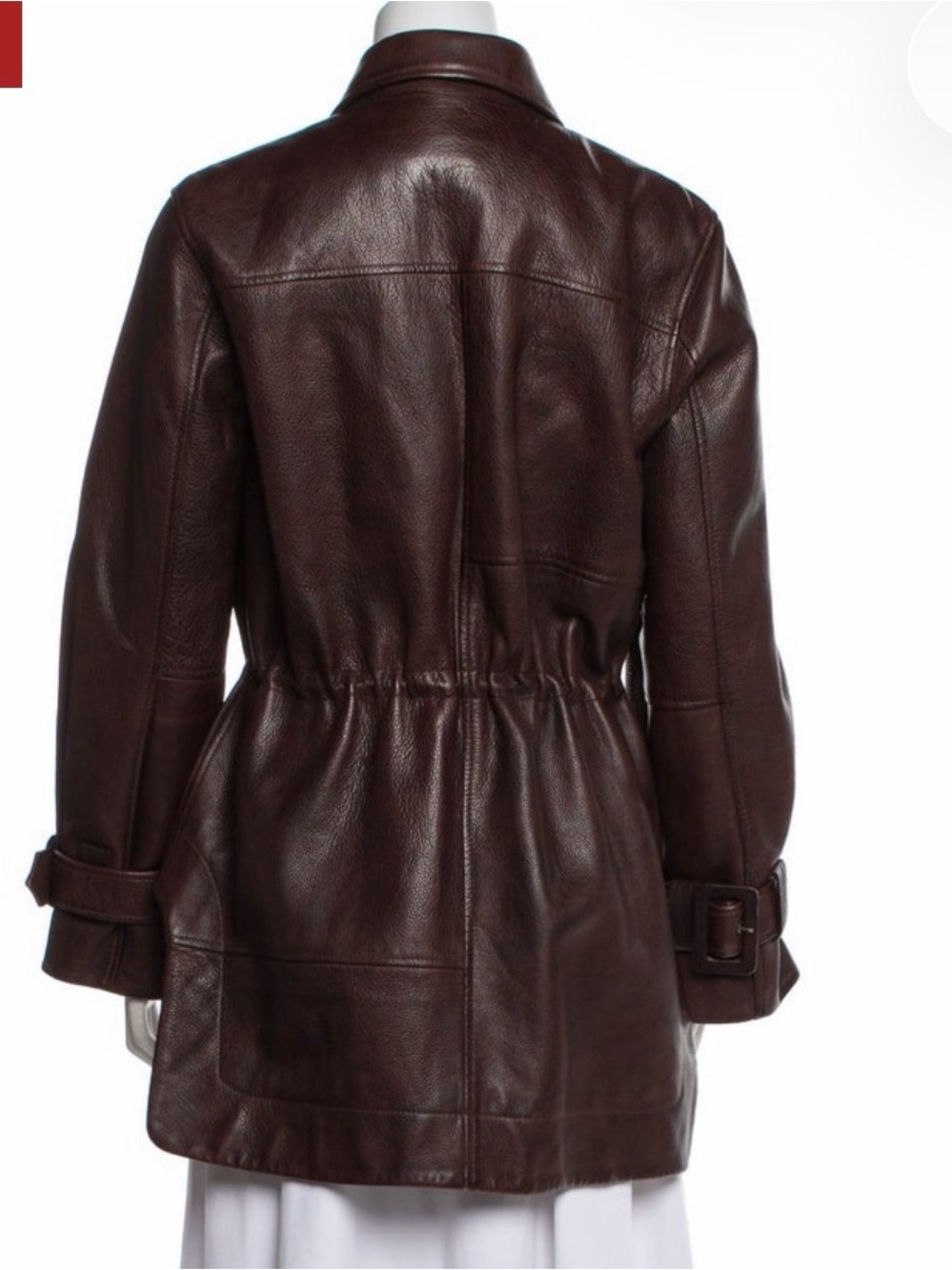 Ganni Leather Jacket - Picture 4 of 12
